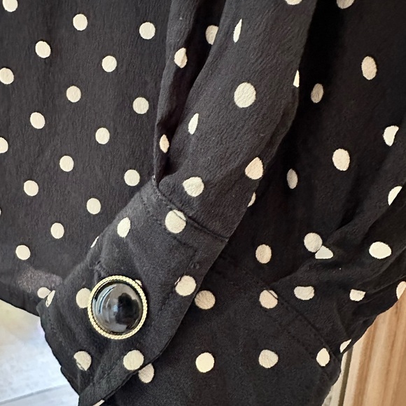 Vintage 80s/90s Emanuel Ungaro Buttoned Blouse (Size 10) - Picture 4 of 4